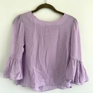 Alice + Olivia Purple Blouse
